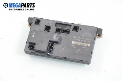 Door module for Mercedes-Benz E-Class 211 (W/S) 2.0 CDI, 122 hp, sedan automatic, 2005, position: front - right № A 211 870 12 26