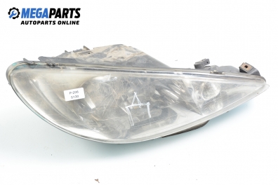 Headlight for Peugeot 206 1.6, 89 hp, hatchback, 5 doors, 1999, position: right