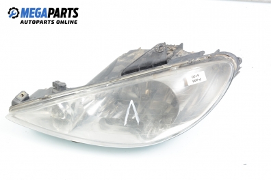 Headlight for Peugeot 206 1.6, 89 hp, hatchback, 5 doors, 1999, position: left