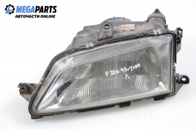 Headlight for Peugeot 306 1.4, 75 hp, hatchback, 5 doors, 1993, position: left