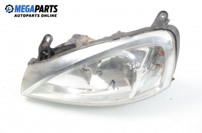 Headlight for Opel Corsa C 1.2, 75 hp, hatchback, 5 doors, 2002, position: left