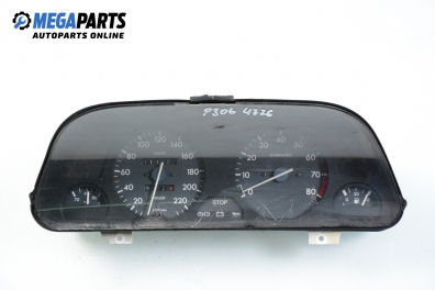 Instrument cluster for Peugeot 306 1.4, 75 hp, hatchback, 5 doors, 1995