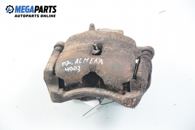 Caliper for Nissan Almera (N16) 2.2 Di, 110 hp, hatchback, 5 doors, 2000, position: front - right