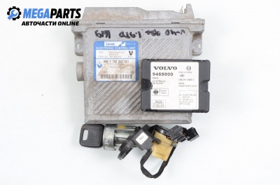 ECU incl. ignition key and immobilizer for Volvo S40/V40 1.9 TD, 90 hp, station wagon, 1998 № HOM 7 700 868 321