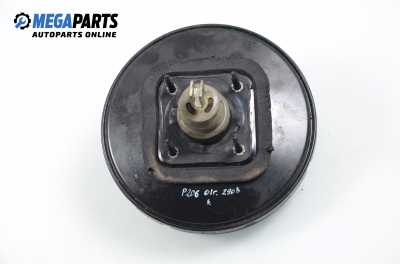 Brake servo for Peugeot 206 2.0 HDI, 90 hp, hatchback, 2001