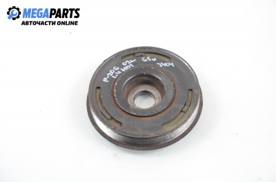 Belt pulley for Peugeot 206 1.4 HDI, 68 hp, hatchback, 5 doors, 2002