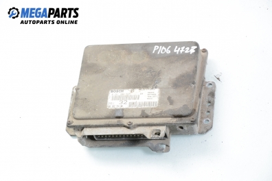 ECU for Peugeot 106 1.0, 50 hp, 3 doors, 1999 № Bosch 0 261 204 625