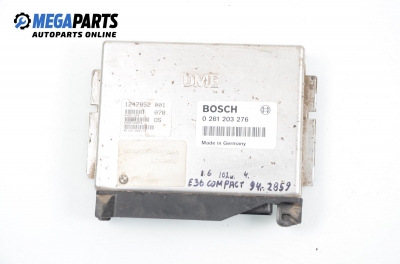 ECU für BMW 3 (E36) 1.6, 102 hp, hecktür, 3 türen, 1994 № Bosch 0 261 203 276