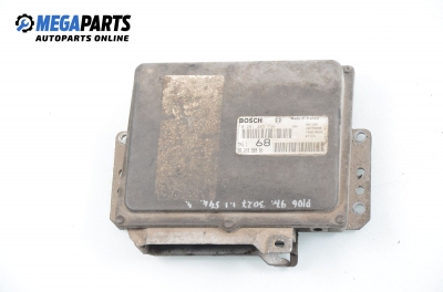 ECU for Peugeot 106 1.1, 54 hp, 5 doors, 1997 № Bosch 0 261 203 736