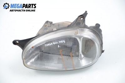 Headlight for Opel Corsa B (1993-2000) 1.2, hatchback, position: left