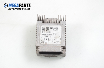 Radiator fan relay for Mercedes-Benz E-Class 210 (W/S) 2.0 Kompressor, 163 hp, sedan automatic, 2001 № A 025 545 33 32