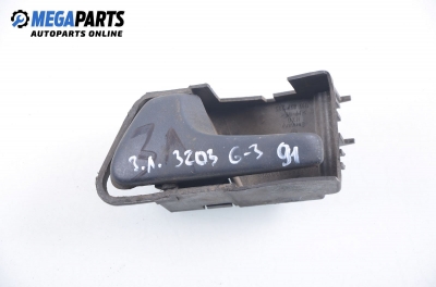 Inner handle for Volkswagen Golf III 1.8, 75 hp, 5 doors, 1991, position: rear - left