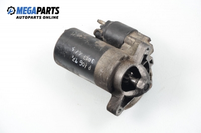 Starter for Peugeot 106 1.1, 54 hp, 5 doors, 1997