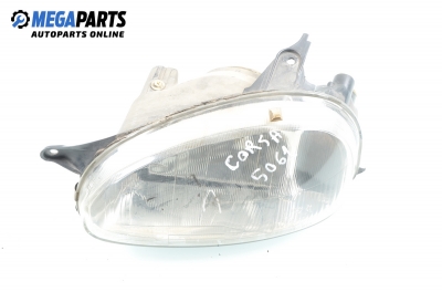 Headlight for Opel Corsa B 1.2, 45 hp, 3 doors, 1996, position: left