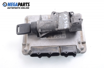 ECU cu cheie de contact pentru Audi A3 (8L) 1.9 TDI, 110 cp, 3 uși, 1998 № Bosch 0 281 001 756