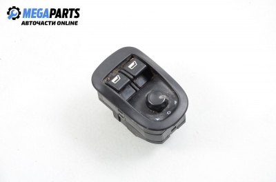 Window and mirror adjustment switch for Peugeot 206 1.4, 75 hp, hatchback, 5 doors, 1999