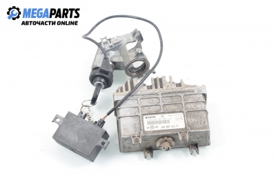 ECU cu cheie de contact și imobilizator pentru Volkswagen Passat 1.8, 90 cp, combi, 1996 № Bosch 0 261 203 707