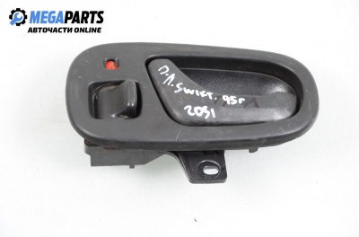 Inner handle for Suzuki Swift 1.0, 53 hp, hatchback, 5 doors, 1995, position: front - left