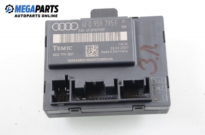 Modul für Audi A6 (C6) 2.0 TDI, 140 hp, combi, 2007, position: links, rückseite № 4F0 959 795F