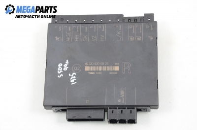 Seat module for Mercedes-Benz S W220 5.0, 306 hp, 1999, position: right № 220 820 69 26