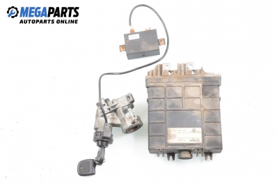 ECU mit zündschlüssel und wegfahrsperre für Volkswagen Golf III 1.6, 101 hp, combi, 1995 № Siemens 5WP4 206