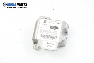 Airbag module for Opel Zafira A 2.2 16V DTI, 125 hp, 2003 № GM 09 229 303