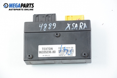 Anti theft alarm lock for Citroen Xsara 1.9 TD, 90 hp, station wagon, 1998 № Texton 96335236.80