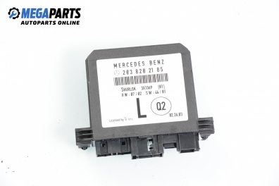 Door module for Mercedes-Benz C-Class 203 (W/S/CL) 1.8 Kompressor, 143 hp, sedan, 2003, position: rear - left № A 203 820 21 85