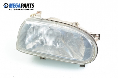 Headlight for Volkswagen Golf III 1.6, 75 hp, 5 doors, 1995, position: right Hella