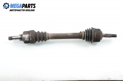 Driveshaft for Peugeot 206 1.4, 75 hp, hatchback, 5 doors, 1999, position: left