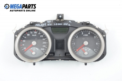 Instrument cluster for Renault Megane 1.9 dCi, 120 hp, station wagon, 2003