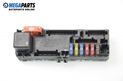 Fuse box for Mercedes-Benz E-Class 210 (W/S) 2.0 Kompressor, 186 hp, sedan, 1999 № A 000 540 00 72