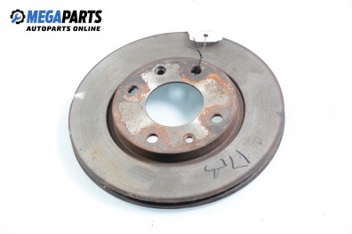 Brake disc for Peugeot 206 1.6, 89 hp, hatchback, 5 doors, 1999, position: front