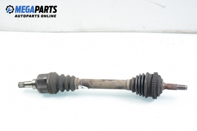 Driveshaft for Peugeot 206 1.6, 89 hp, hatchback, 5 doors, 1999, position: left