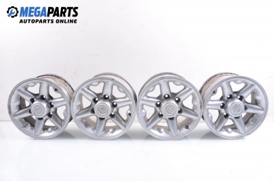 Alloy wheels for Nissan Terrano (1995-2005) 15 inches, width 7 (The price is for the set)