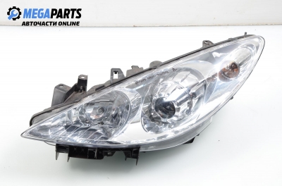 Headlight for Peugeot 307 1.6 HDI, 109 hp, hatchback, 5 doors, 2006, position: left