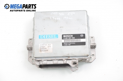 ECU for BMW 5 (E34) 2.5 TDS, 143 hp, station wagon, 1995 № Bosch 0 281 001 183