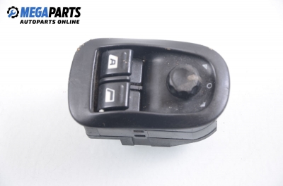 Window and mirror adjustment switch for Peugeot 206 1.4, 75 hp, hatchback, 3 doors, 2001