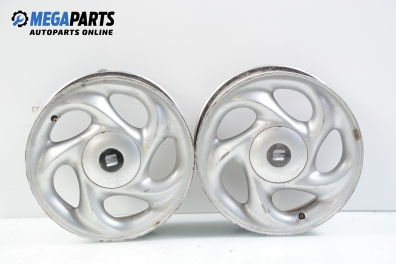 Alloy wheels for Seat Ibiza (6K) (1993-2002) 15 inches, width 6 (The price is for two pieces)