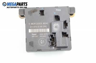 Door module for Mercedes-Benz E-Class 211 (W/S) 2.0 CDI, 136 hp, sedan automatic, 2008, position: rear - left № 211 870 33 85 