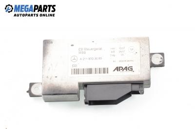 Module for Mercedes-Benz E-Class 211 (W/S) 2.0 CDI, 136 hp, sedan automatic, 2008 № А 211 870 30 85 