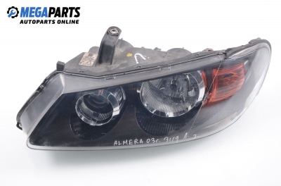 Headlight for Nissan Almera 1.5, 98 hp, hatchback, 5 doors, 2003, position: left