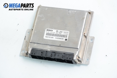 ECU for Lancia Lybra 2.4 JTD, 135 hp, station wagon, 2000 № Bosch 0 281 010 001