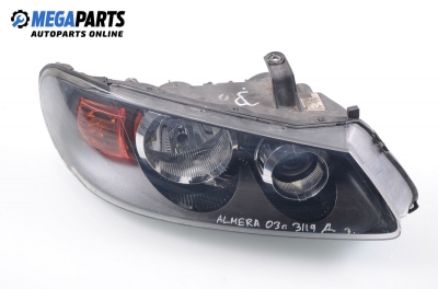 Headlight for Nissan Almera 1.5, 98 hp, hatchback, 5 doors, 2003, position: right