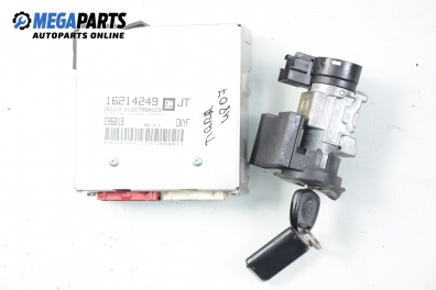 ECU incl. ignition key and immobilizer for Opel Tigra 1.6 16V, 106 hp, 1996 № GM 16214249