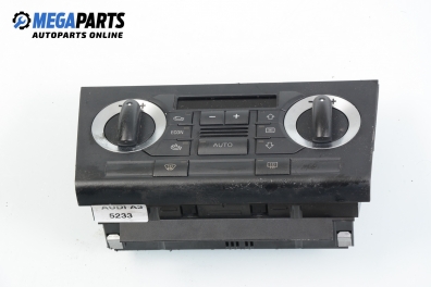 Air conditioning panel for Audi A3 (8P) 2.0 TDI, 140 hp, 3 doors, 2007