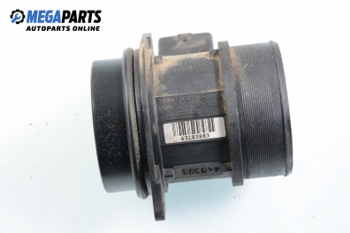 Air mass flow meter for Peugeot Partner 2.0 HDI, 90 hp, passenger, 2003 № Siemens 5WK9 621