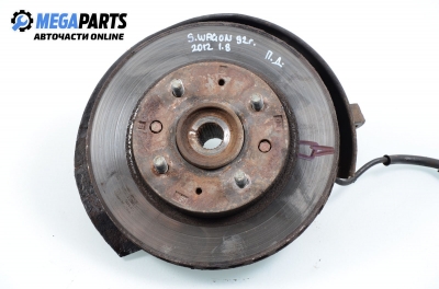 Knuckle hub for Mitsubishi Space Wagon 1.8 4WD, 122 hp, 1992, position: front - right