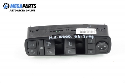 Window and mirror adjustment switch for Mercedes-Benz A W169 2.0, 136 hp, 5 doors automatic, 2006