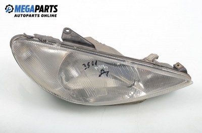 Headlight for Peugeot 206 1.4 HDi, 68 hp, hatchback, 5 doors, 2003, position: right